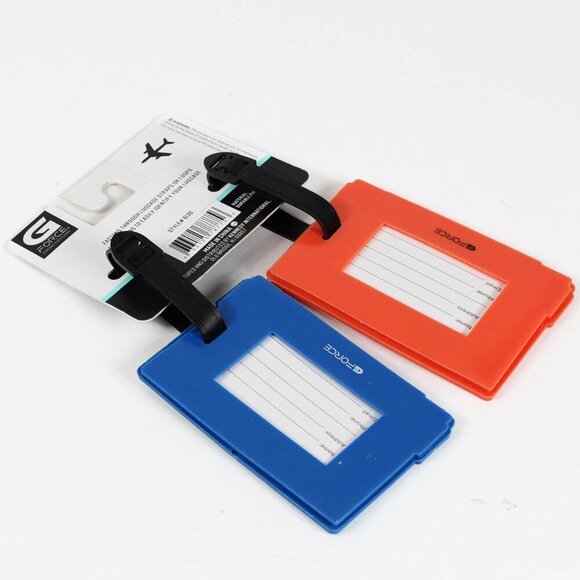 New 2-Pack Cassette Tape Luggage Tags - Travel Ready! - Picture 3 of 4